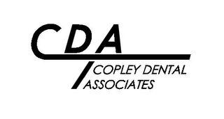 CDA COPLEY DENTAL ASSOCIATES logo