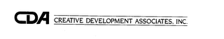 CDA CREATIVE DEVELOPMENT ASSOCIATES, INC. logo