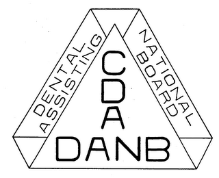 CDA DANB DENTAL ASSISTING NATIONAL BOARD logo