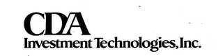 CDA INVESTMENT TECHNOLOGIES, INC. logo