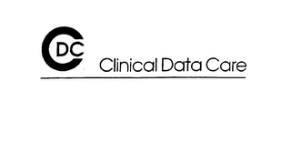CDC CLINICAL DATA CARE logo