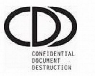 CDD CONFIDENTIAL DOCUMENT DESTRUCTION logo