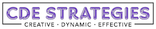 CDE STRATEGIES CREATIVE · DYNAMIC · EFFECTIVE logo