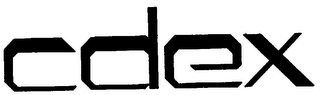 CDEX logo