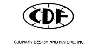 CDF CULINARY DESIGN AND FIXTURE, INC. logo