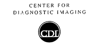 CDI CENTER FOR DIAGNOSTIC IMAGING logo