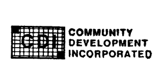 CDI COMMUNITY DEVELOPMENT INCORPORATED logo