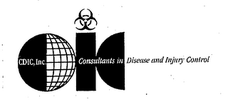 CDIC, INC. CONSULTANTS IN DISEASE AND INJURY CONTROL logo