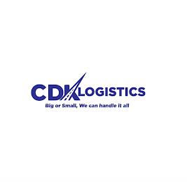 CDKLOGISTICS BIG OR SMALL, WE CAN HANDLE IT ALL logo