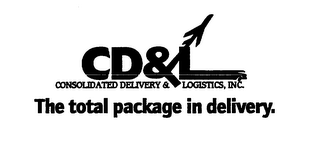 CD&L CONSOLIDATED DELIVERY & LOGISTICS, INC. THE TOTAL PACKAGE IN DELIVERY. logo