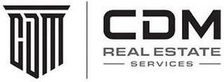 CDM CDM REAL ESTATE SERVICES logo