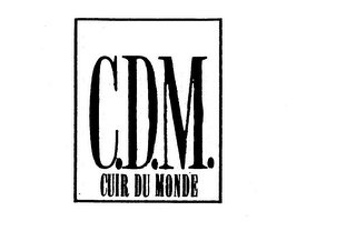 C.D.M. CUIR DU MONDE logo