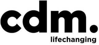 CDM. LIFECHANGING logo