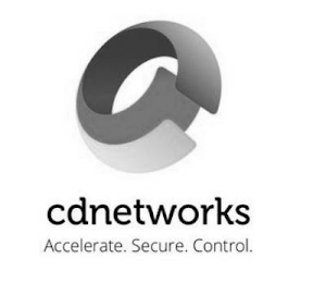CDNETWORKS ACCELERATE. SECURE. CONTROL. logo
