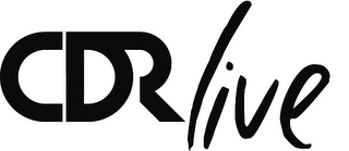 CDR LIVE logo