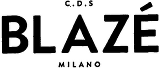C.D.S BLAZÉ MILANO logo