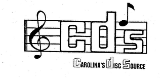 CD'S CAROLINA'S DISC SOURCE logo
