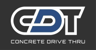 CDT CONCRETE DRIVE THRU logo