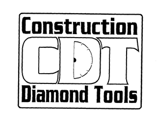 CDT CONSTRUCTION DIAMOND TOOLS logo