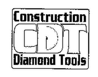 CDT CONSTRUCTION DIAMOND TOOLS logo