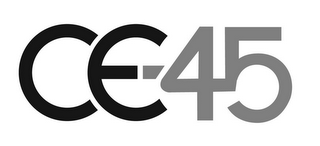 CE-45 logo