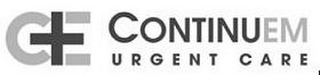 CE CONTINUEM URGENT CARE logo