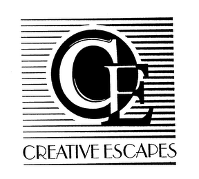 CE CREATIVE ESCAPES logo