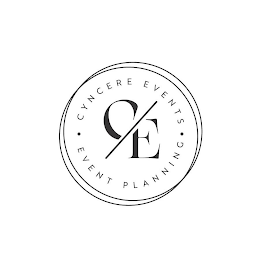 C/E CYNCERE EVENTS EVENT PLANNING logo