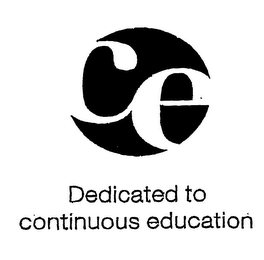 CE DEDICATED TO CONTINUOUS EDUCATION logo