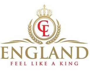 CE ENGLAND FEEL LIKE A KING logo