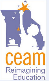 CEAM REIMAGINING EDUCATION. logo