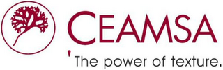 CEAMSA 'THE POWER OF TEXTURE. logo