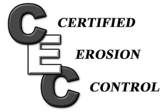 CEC CERTIFIED EROSION CONTROL logo