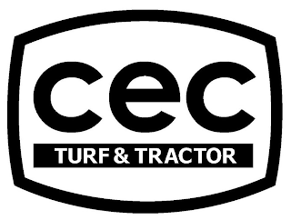 CEC TURF & TRACTOR logo