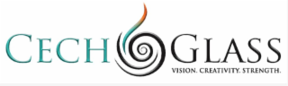 CECH GLASS VISION. CREATIVITY. STRENGTH. logo