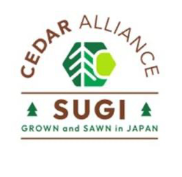 CEDAR ALLIANCE SUGI GROWN AND SAWN IN JAPAN logo