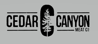 CEDAR C CANYON MEAT CO logo