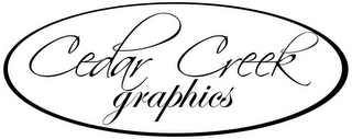 CEDAR CREEK GRAPHICS logo