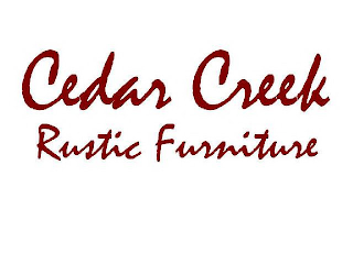 CEDAR CREEK RUSTIC FURNITURE logo