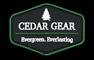 CEDAR GEAR EVERGREEN. EVERLASTING logo