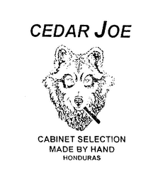 CEDAR JOE CABINET SELECTION MADE BY HAND HONDURAS logo