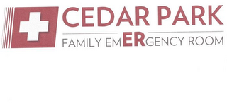 CEDAR PARK FAMILY EMERGENCY ROOM logo