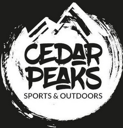 CEDAR PEAKS SPORTS & OUTDOORS logo