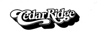 CEDAR RIDGE logo
