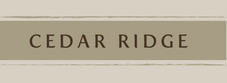 CEDAR RIDGE logo