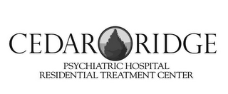 CEDAR RIDGE PSYCHIATRIC HOSPITAL RESIDENTIAL TREATMENT CENTER logo