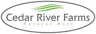 CEDAR RIVER FARMS NATURAL BEEF logo