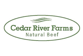 CEDAR RIVER FARMS NATURAL BEEF logo