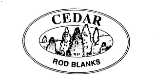 CEDAR ROD BLANKS logo