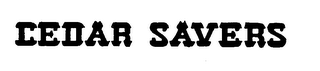 CEDAR SAVERS logo